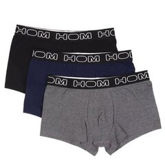 Trumpikės vyrams Hom Boxerline 3P Boxer Briefs, pilkos цена и информация | Трусы | pigu.lt