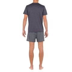 Pižama vyrams HOM Jaipur Short Sleepwear 9009984226681, pilka цена и информация | Мужские халаты, пижамы | pigu.lt