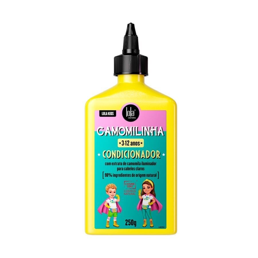 Vaikiškas kondicionierius šviesiems plaukams Lola Cosmetics Camomilinha conditioner, 250 ml kaina ir informacija | Kosmetika vaikams ir mamoms | pigu.lt