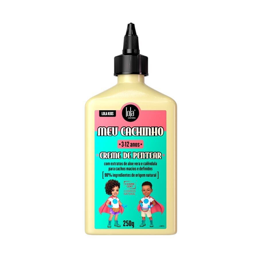 Plaukų šukavimą lengvinantis kremas garbanotiems plaukams Lola Cosmetics Meu Cachinho combing cream, 250 ml цена и информация | Kosmetika vaikams ir mamoms | pigu.lt