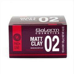 Fiksuojanti pasta Salerm Proline 02 Matt Clay Salerm 125 ml kaina ir informacija | Plaukų formavimo priemonės | pigu.lt
