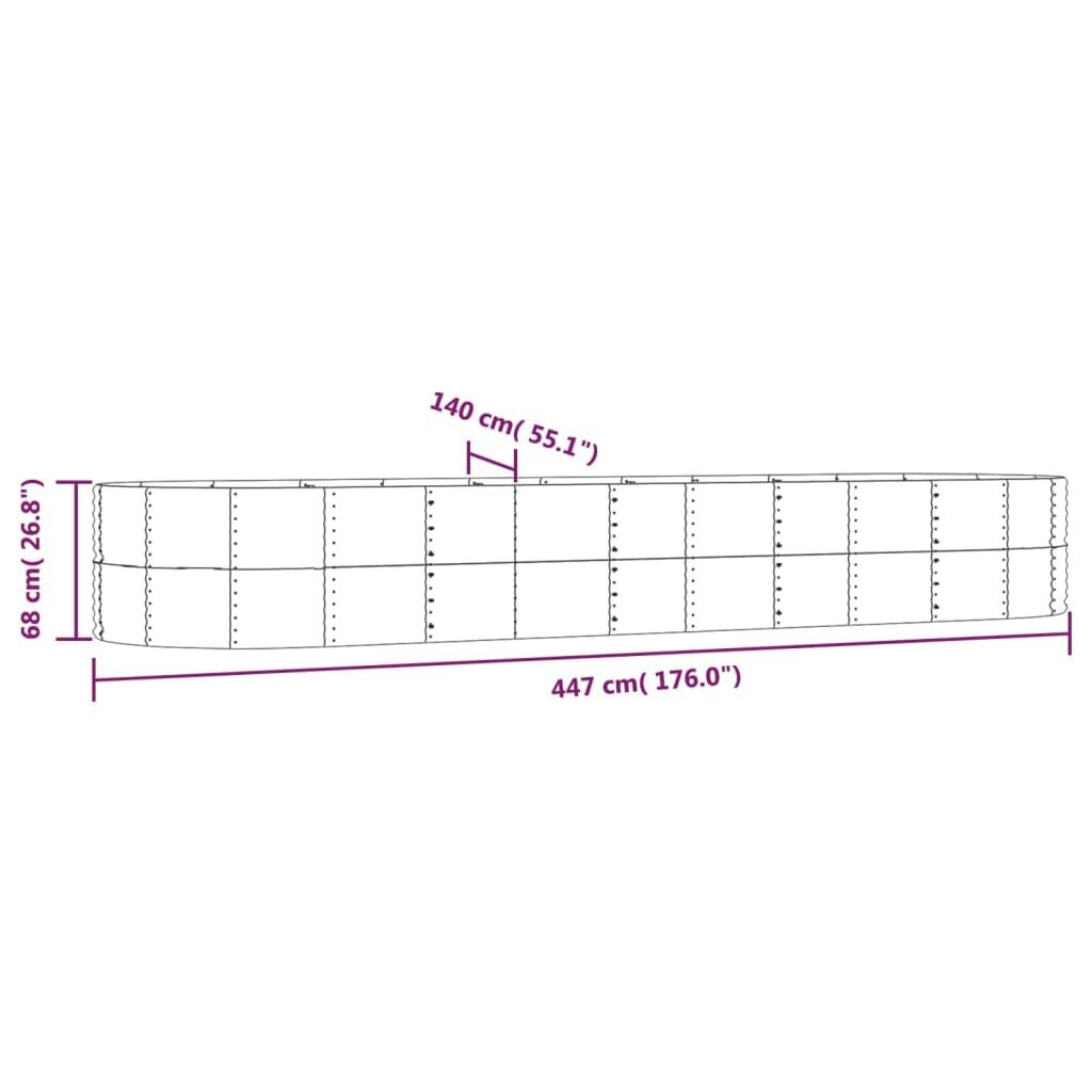 Sodo lovelis 68 cm kaina ir informacija | Loveliai | pigu.lt