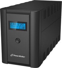 PowerWalker VI 1200 LCD kaina ir informacija | Nepertraukiamo maitinimo šaltiniai (UPS) | pigu.lt