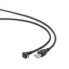 Кабель Gembird USB 2.0 AM - micro USB BM, 1,8 м, черный цена и информация | Кабели и провода | pigu.lt