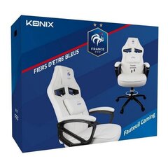 Стул Gaming KONIX France FFF Белый цена и информация | Офисные кресла | pigu.lt