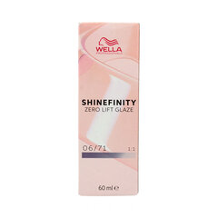Plaukų dažai Wella Shinefinity Nº 06/71, 60 ml kaina ir informacija | Plaukų dažai | pigu.lt