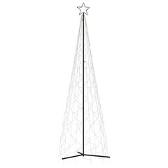 Kalėdų eglutė, 100x300 cm, kūgio formos, 500 šiltų baltų LED цена и информация | Гирлянды | pigu.lt