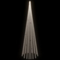 Kalėdų eglutė ant vėliavos stiebo, 800cm, 1134 šaltos LED цена и информация | Гирлянды | pigu.lt