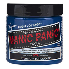 Постоянная краска Classic Manic Panic Atomic Turquoise, 118 мл цена и информация | Краска для волос | pigu.lt