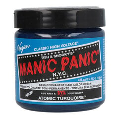Постоянная краска Classic Manic Panic Atomic Turquoise, 118 мл цена и информация | Краска для волос | pigu.lt
