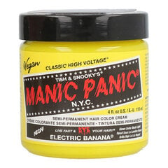 Постоянная краска Classic Manic Panic ‎HCR 11012 Electric Banana, 118 мл цена и информация | Краска для волос | pigu.lt