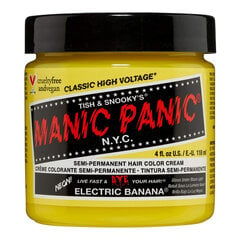 Постоянная краска Classic Manic Panic ‎HCR 11012 Electric Banana, 118 мл цена и информация | Краска для волос | pigu.lt