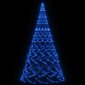 Kalėdų eglutė ant vėliavos stiebo, 800cm, 3000 mėlynų LED цена и информация | Girliandos | pigu.lt