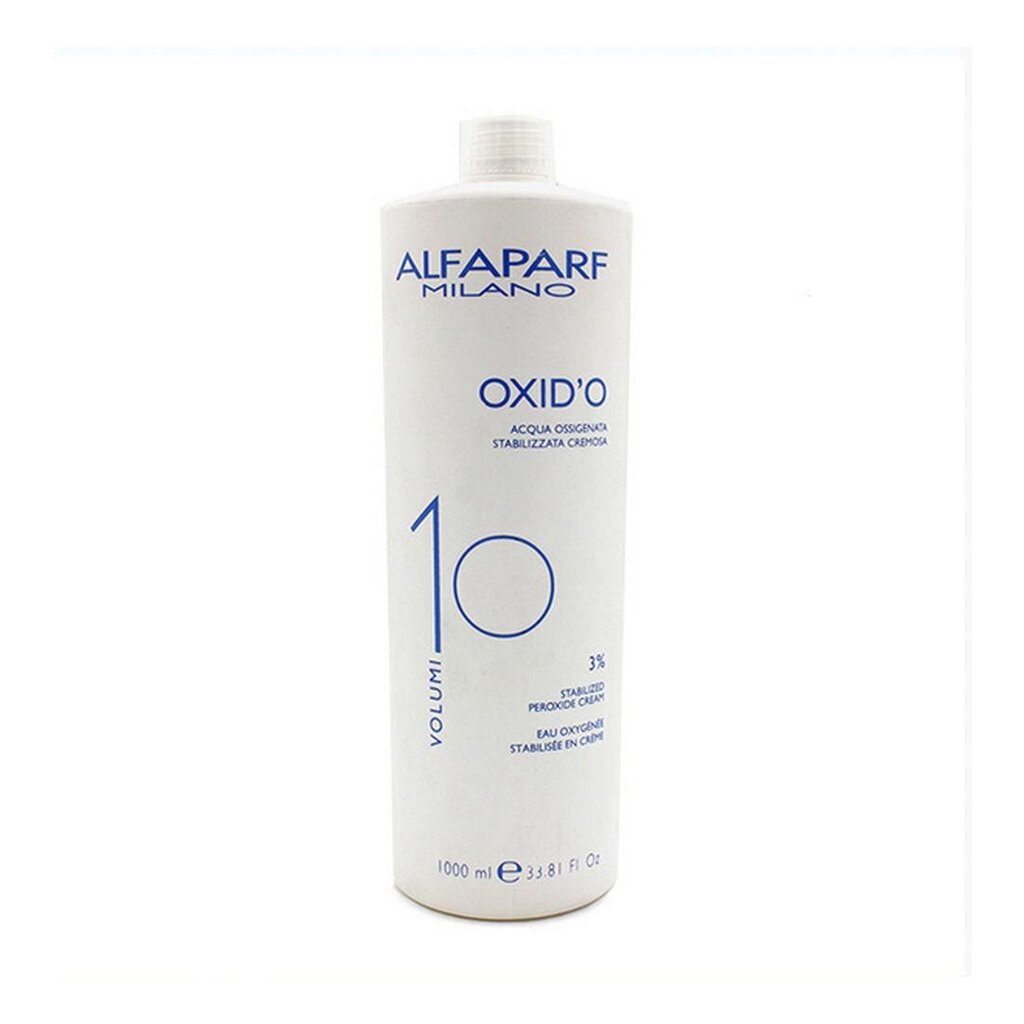 Oksidantas AlfaParf Milano O'XIDO Creamy Stabilized Hydrogen Peroxide 1000ml, 3% kaina ir informacija | Plaukų dažai | pigu.lt