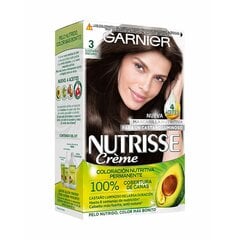 Plaukų dažai Garnier Nutrisse Creme 3/30 - Castaño Oscuro kaina ir informacija | Plaukų dažai | pigu.lt