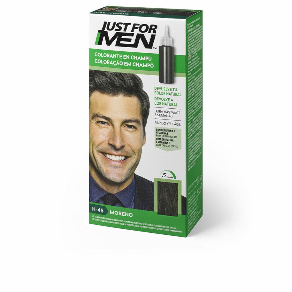 Dažai šampūnas Just For Men Brunetas 30 ml kaina ir informacija | Plaukų dažai | pigu.lt