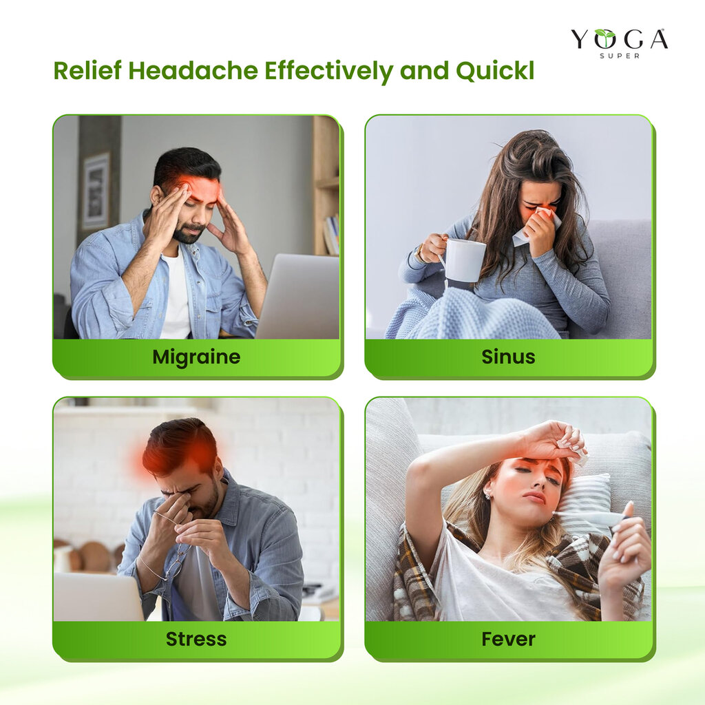 Kepurė malšinanti migrenos galvos skausmą Yogasuper, juoda kaina ir informacija | Veido masažuokliai, valymo įrankiai | pigu.lt