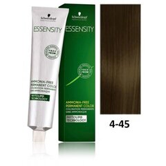 Plaukų dažai be amoniako Essensity Schwarzkopf 4-45 60 ml kaina ir informacija | Plaukų dažai | pigu.lt
