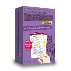 Pearson Revise Edexcel Gcse (9-1) English Language Revision Cards: for home learning, 2022 and 2023 assessments and exams kaina ir informacija | Knygos paaugliams ir jaunimui | pigu.lt