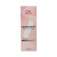 Перманентный краска Wella Shinefinity Nº 09/05, 60 мл цена и информация | Краска для волос | pigu.lt