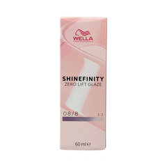 Plaukų dažai Wella Shinefinity Nº 08/8, 60 ml kaina ir informacija | Plaukų dažai | pigu.lt