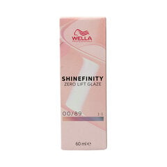 Plaukų dažai Wella Shinefinity Nº 00/89, 60 ml kaina ir informacija | Plaukų dažai | pigu.lt