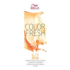 Pusiau ilgalaikiai plaukų dažai Color Fresh Wella 6/7, 75 ml kaina ir informacija | Plaukų dažai | pigu.lt