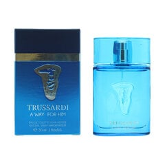 Мужские духи Trussardi A Way for Him EDT, 30 мл цена и информация | Мужские духи | pigu.lt