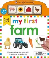 My First Play and Learn: Farm: A Fun Early Learning Book with 28 Reusable Play Pieces цена и информация | Книги для самых маленьких | pigu.lt