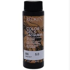 Перманентный краска Redken Color Gel Lacquers 5N-walnut, 3 x 60 мл цена и информация | Краска для волос | pigu.lt