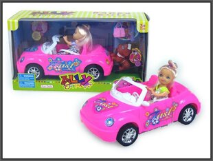 Lėlė su kabrioletu kaina ir informacija | Žaislai mergaitėms | pigu.lt