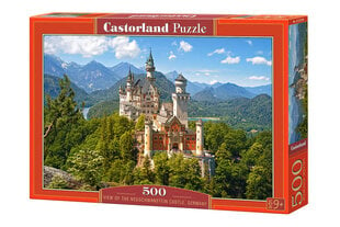 Пазл Castorland Вид на замок Нойшванштайн, 500 деталей цена и информация | Пазлы | pigu.lt
