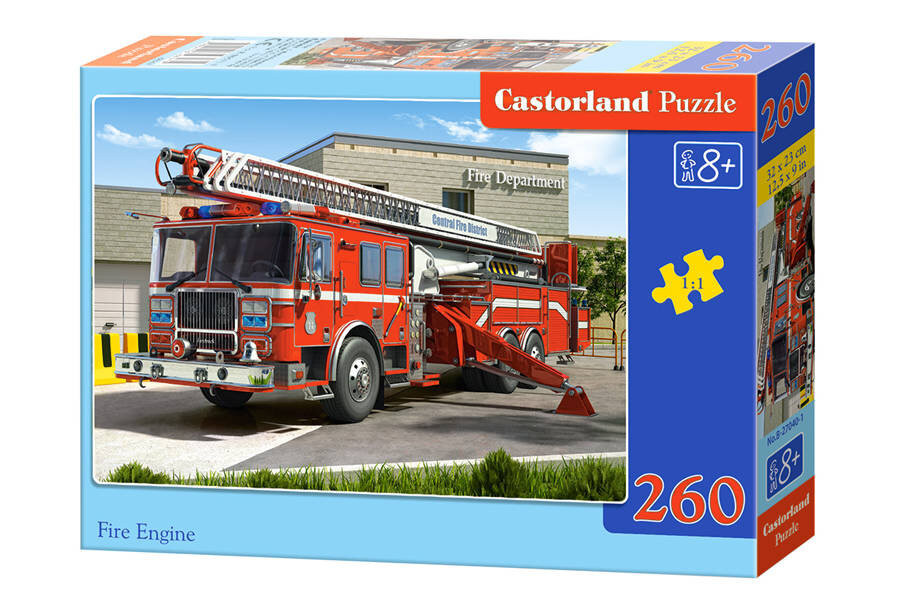 Dėlionė Castorland Fire Engine, 260 dalių kaina ir informacija | Dėlionės (puzzle) | pigu.lt