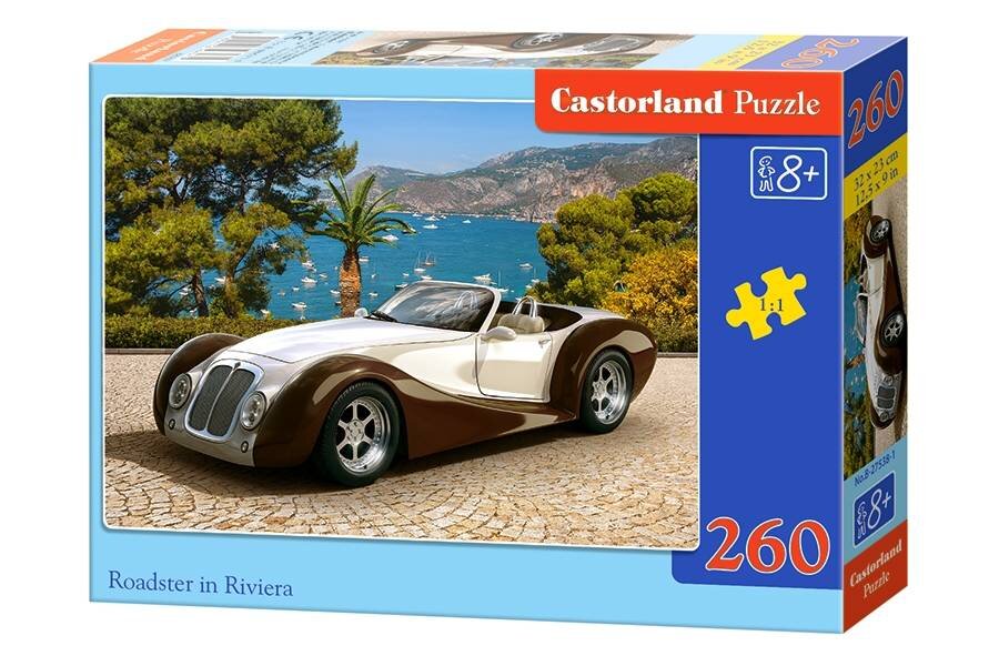 Dėlionė Castorland Roadster in Riviera, 260 dalių kaina ir informacija | Dėlionės (puzzle) | pigu.lt