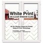 Dekoratyvinė balta matinė plėvelė langams (DECO8) kaina ir informacija | Lipnios plėvelės | pigu.lt