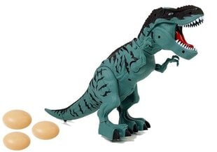 Žaislinis interaktyvus dinozauras Lean Toys Tiranozauras, mėlynas kaina ir informacija | Žaislai kūdikiams | pigu.lt