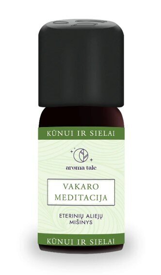 Eterinių aliejų mišinys vakaro meditacija, 10 ml kaina ir informacija | Eteriniai, kosmetiniai aliejai, hidrolatai | pigu.lt