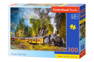 Пазл Castorland Steam Train Trip, 300 деталей цена и информация | Пазлы | pigu.lt