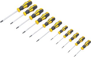 Atsuktuvų rinkinys BGS DIY 7844, TORX, 11VNT. kaina ir informacija | Mechaniniai įrankiai | pigu.lt