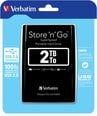 Внешний жесткий диск Verbatim Store 'n' Go 2,5 '' 2 ТБ, USB 3.0