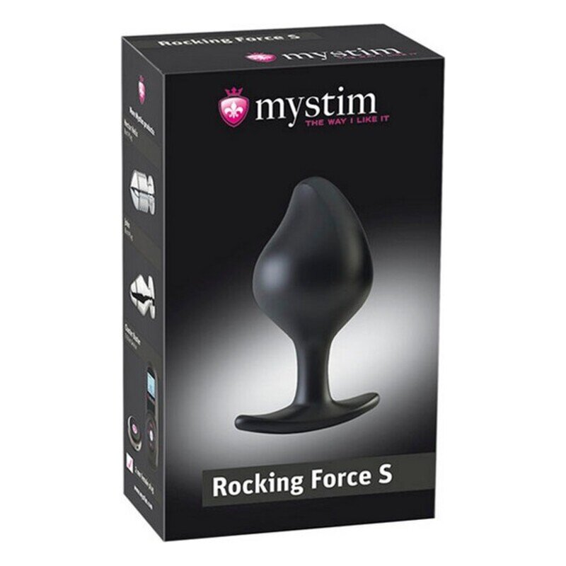 Rocking Force Analinis kištukas Mystim 5 Juoda (9,5 cm) kaina ir informacija | Analiniai žaislai | pigu.lt