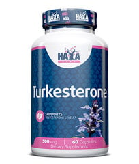 Maisto papildas Haya Labs Turkesterone 60 kaps. kaina ir informacija | Biotech Maisto papildai, preparatai, funkcinis maistas sportui | pigu.lt