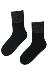 Тёплые блестящие носки чёрного цвета из шерсти альпака ALPAKAVILLASED цена и информация | Женские носки | pigu.lt