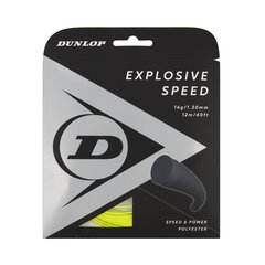 Stygos tenisui Dunlop EXPLOSIVE SPEED 1,25mm17G 12M Yellow kaina ir informacija | Lauko teniso prekės | pigu.lt