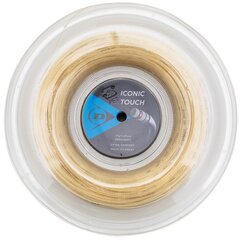 Strings for tennis DUNLOP ICONIC TOUCH 17G/1,25mm/200M REEL Natural цена и информация | Товары для большого тенниса | pigu.lt