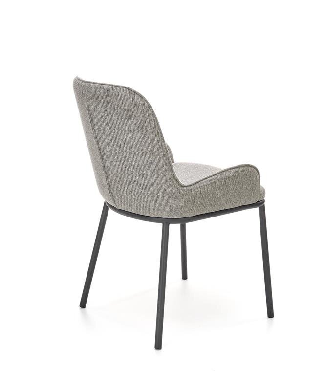 2-jų kėdžių komplektas Halmar K481, pilkas kaina ir informacija | Virtuvės ir valgomojo kėdės | pigu.lt