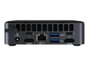 Intel NUC 11 Barebone BNUC11TNHI70Z02 i7-1165G7 цена и информация | Стационарные компьютеры | pigu.lt