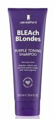 Dažantis plaukų šampūnas Lee Stafford Shampoo, Bleach Blonde with Purple Reign, 250 ml kaina ir informacija | Šampūnai | pigu.lt