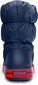 Crocs™ aulinukai žiemai Winter Puff Boot, Navy/Red kaina ir informacija | Žieminiai batai vaikams | pigu.lt