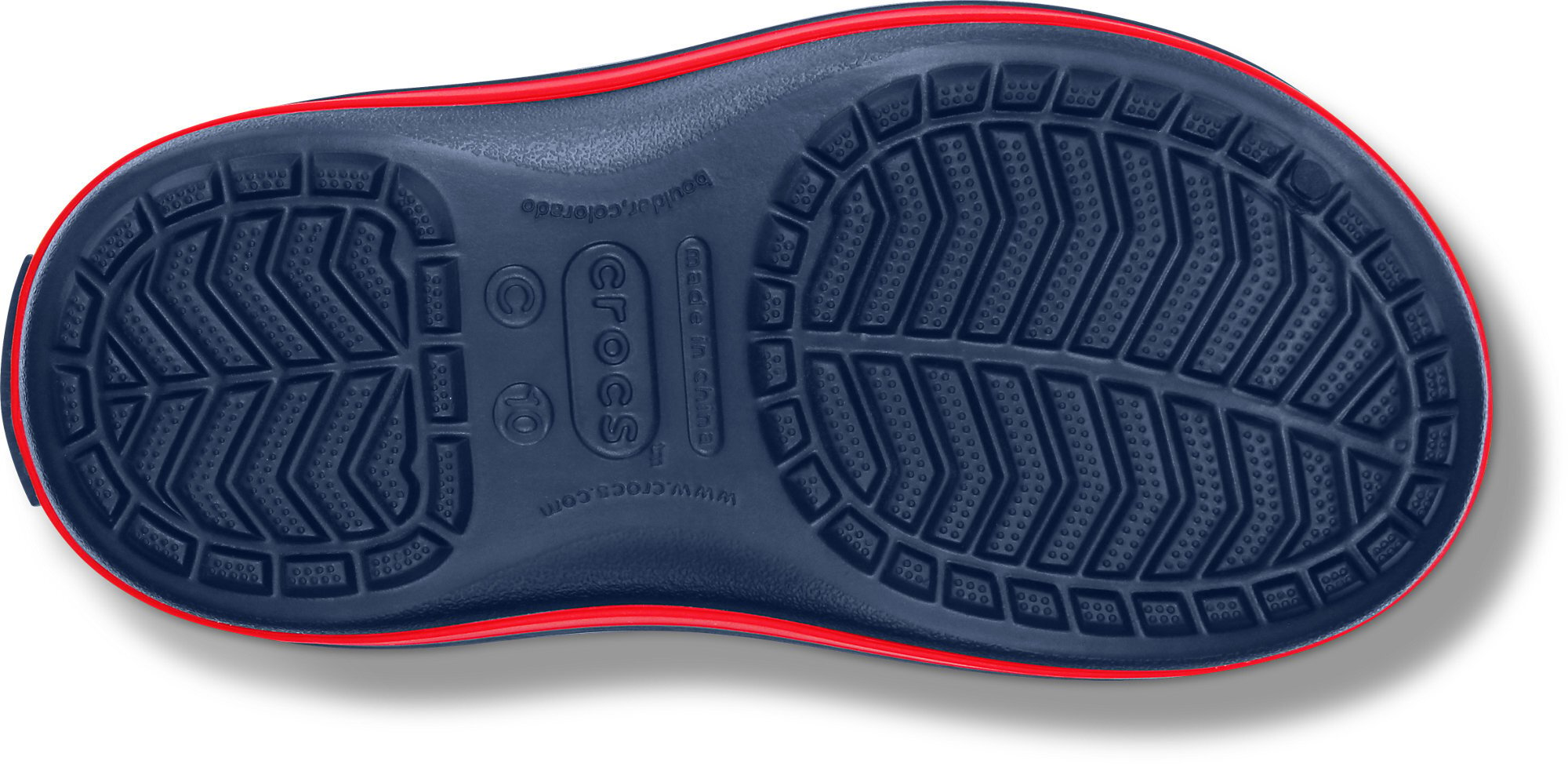 Crocs™ aulinukai žiemai Winter Puff Boot, Navy/Red цена и информация | Žieminiai batai vaikams | pigu.lt
